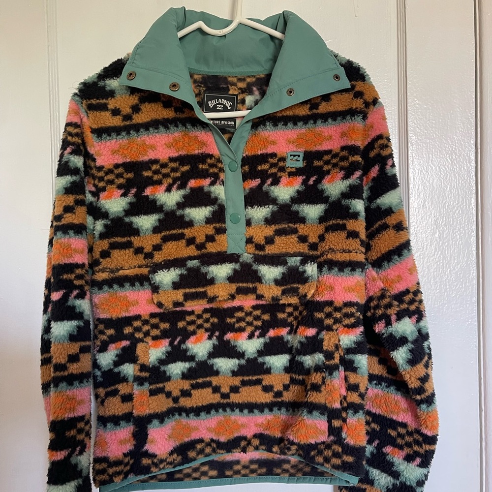 Billabong Multicolor Fleece Pullover